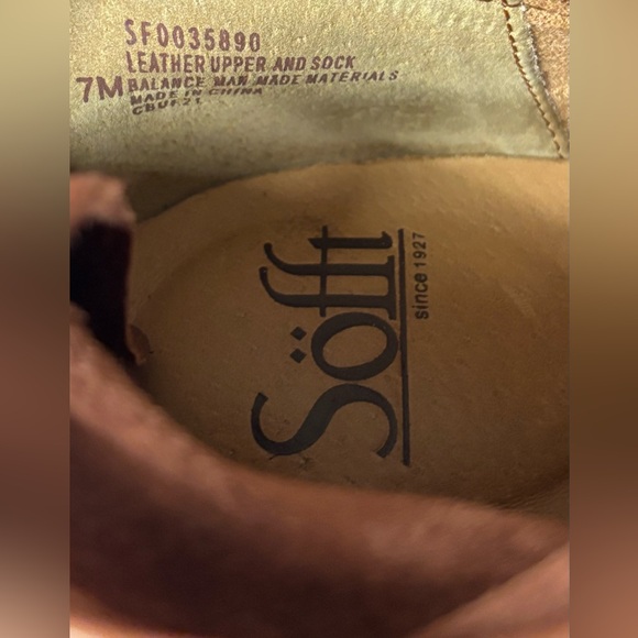 Sofft Aisley Western Booties Size 7 Color Cafe - Picture 13 of 13